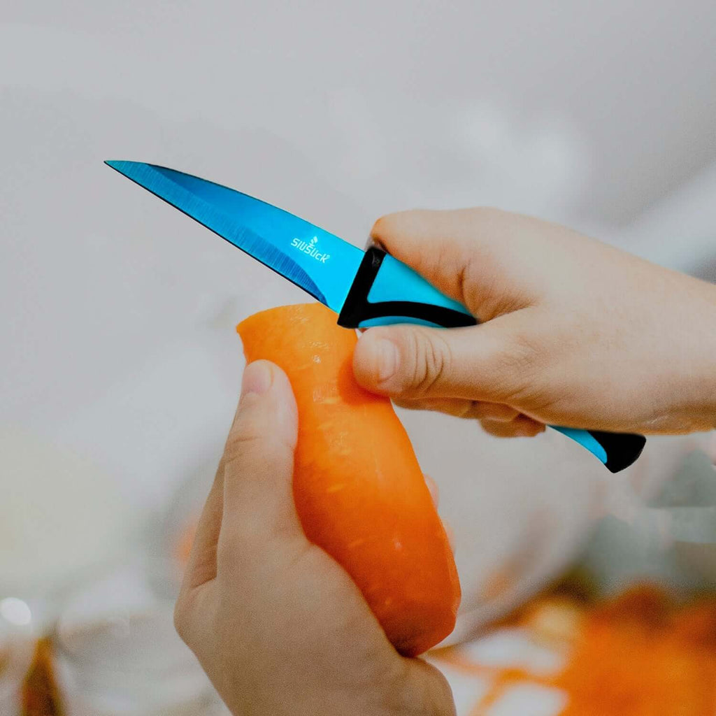 Kitchen Knife Set - Titanium Coated Blades