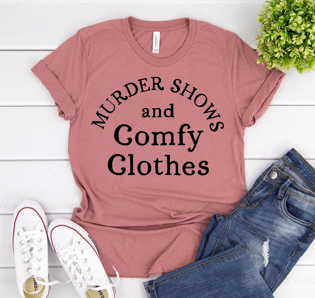 Murder Shows And Comfy Clothes T-shirt DC-Printliss